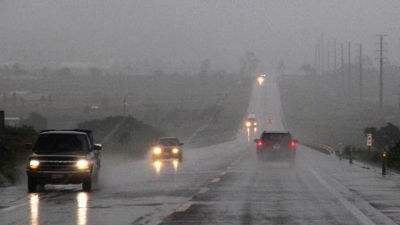 Presencia de lluvia y fuertes vientos en Chihuahua