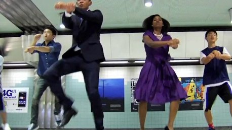 Conoces el Obama Gangnam Style!