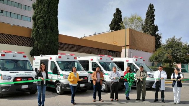 Arriban seis nuevas ambulancias para el IMSS en Chihuahua
