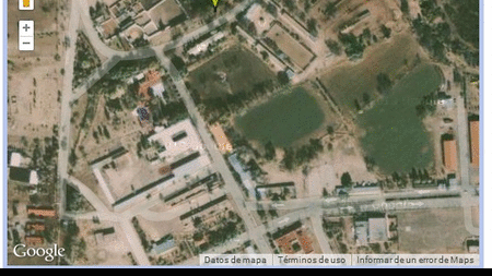 Base militar de Santa Gertrudis, único poblado en el epicentro de un temblor