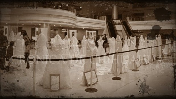 Exponen exquisitos vestidos de novia en Centro de Convenciones
