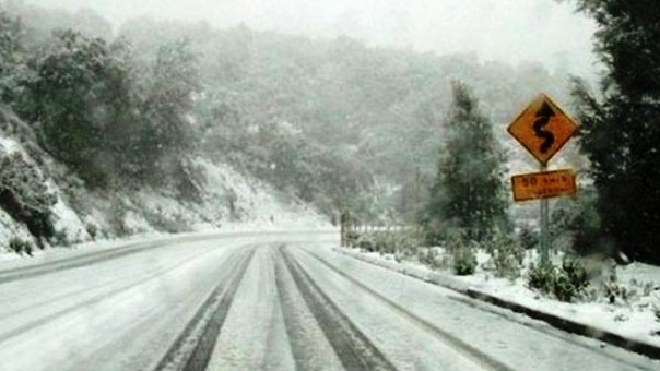 Cierran carretera Janos- Agua Prieta por nevada