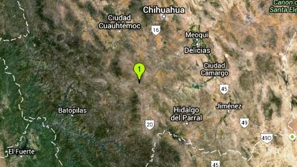 Tres temblores: dos en Chihuahua y uno en Sierra Blanca, Texas