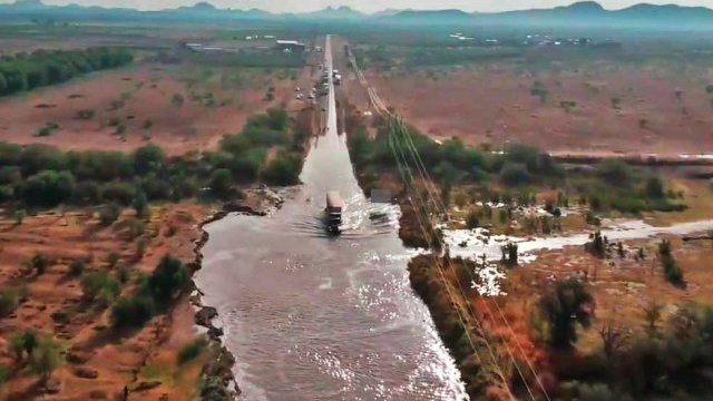Se desbordó el río Florido en Jiménez; pasan vado con precaución
