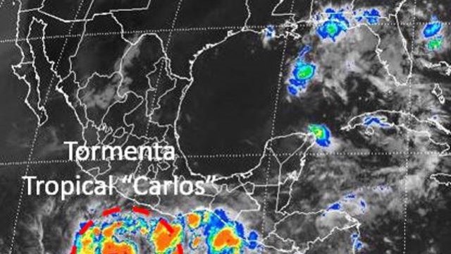 La tormenta Carlos se forma en el Pacífico mexicano