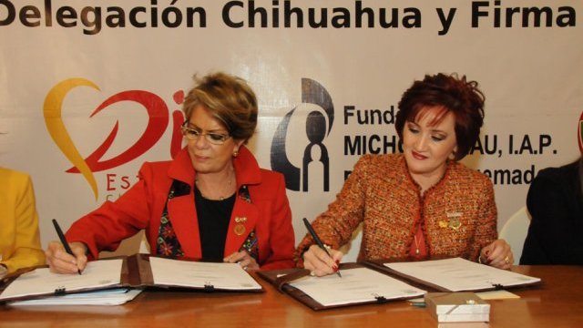 Ratifica DIF Estatal colaboración con Fundación Michou y Mau