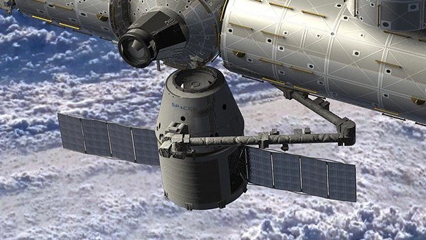 Se acopló cápsula Dragon a la Estación Espacial Internacional