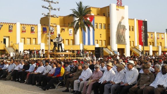 Cuba conmemoró el Aniversario 60 del Asalto al Cuartel Moncada