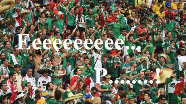 Mexicanos desafían a FIFA y gritan 