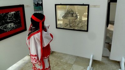 Exposición de arte rarámuri en el Museo Semilla