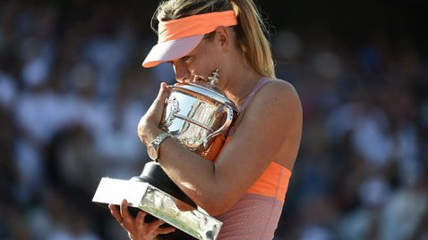 Sharapova logró su segundo título de Roland Garros