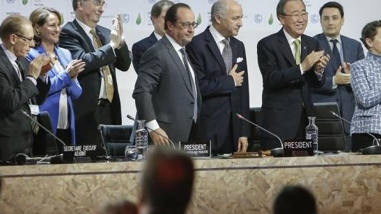 Celebra la Unión Europea acuerdo climático en cumbre de París