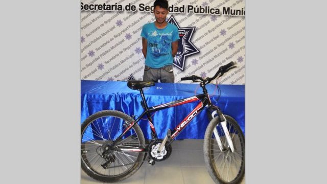 Arrestado, por vender cocaína en su bicicleta