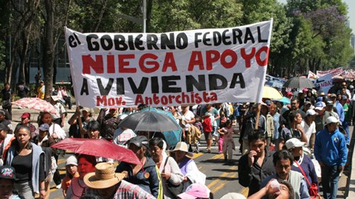 Reanuda Antorcha protestas contra Sedesol y Gobernación