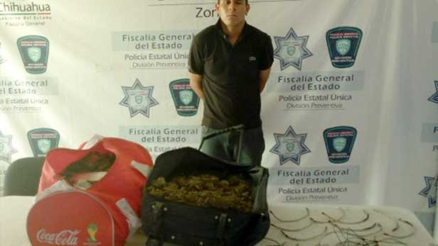 Detenido narcomenudista con artefactos explosivos