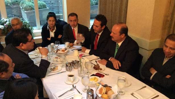 Se reúne Duarte con representantes mexicanos del Noreste de EU