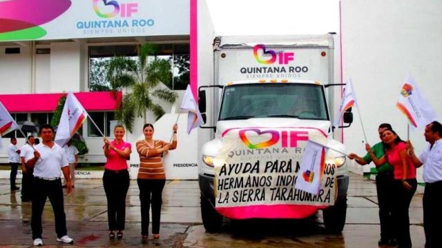 Manda Quintana Roo 15 toneladas de despensas  a los rarámuris 