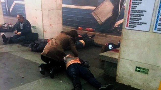 Busca Rusia a los autores del atentado en el Metro de San Petersburgo