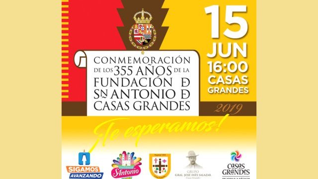 Conmemoración de los 355 años de la fundación de Casas Grandes