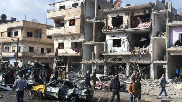Mueren 57 personas en un doble atentado en la ciudad siria de Homs