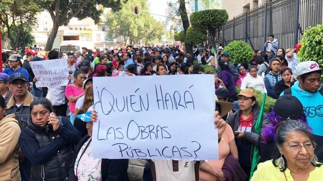 Protestan hoy 10 mil mexicanos en SEGOG;  solicitarán al gobierno de AMLO obras y servicios