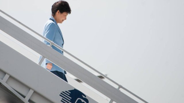 Presidenta surcoreana Park Geun-Hye arriba a la Ciudad de México
