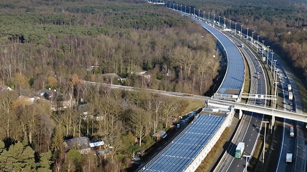 Bélgica presume la primera línea ferroviaria impulsada con energía solar