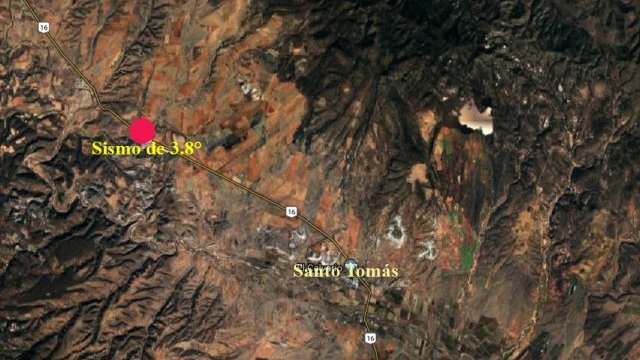 Se registró un sismo de 3.8 grados en Guerrero, Chihuahua