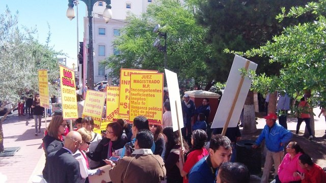 Día de manifestaciones: seis protestas frente al Palacio de Gobierno