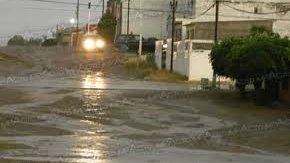 Cae tormenta en Camargo e inunda amplio sector