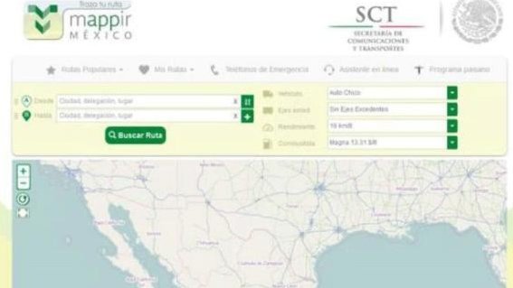 Presenta SCT aplicación MAPPIR, para planear viajes por carretera