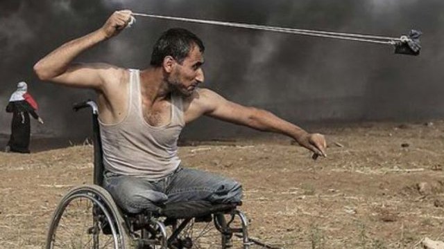 Goliat asesinó a David en Gaza: cayó un patriota, un palestino sin piernas