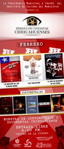 Se llevará a cabo la Semana de Cineastas Chihuahuenses