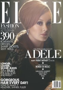 Adele posa glamorosamente para la revista ELLE