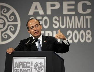 Canceló Calderón su ida a la Cumbre Asia- Pacífico