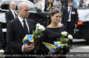 Noruega honra a las víctimas de los atentados de Oslo y Utoya