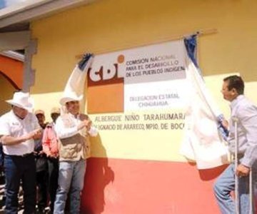 Inauguran albergue escolar indígena en Arareko