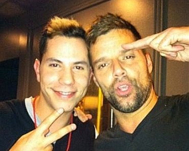 Se fotografían juntos Ricky Martin y Christian Chávez
