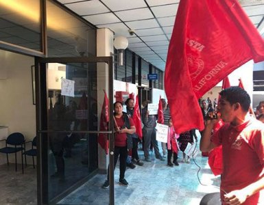 Colonos antorchistas exigen al Gobierno detener desalojos en Tijuana