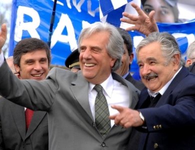 Respalda Mujica candidatura presidencial de Tabaré Vázquez