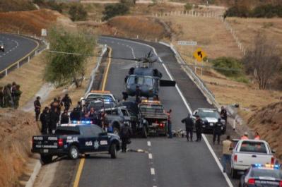 Produce 5 muertos enfrentamiento entre PF y miembros del cartel sinaloense en Durango 