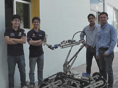 Ixnamiki Nahui el robot rescatista creado por estudiantes hidrocalidos 