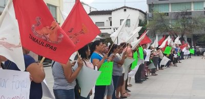 Antorchistas de Tamaulipas se solidarizan con sus compañeros en el estado de Hidalgo