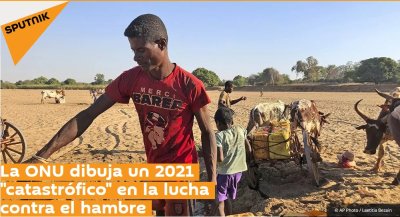 La ONU dibuja un 2021 "catastrófico" en la lucha contra el hambre