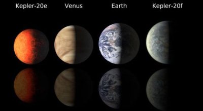 Hallan dos planetas extrasolares del tamaño de la Tierra 