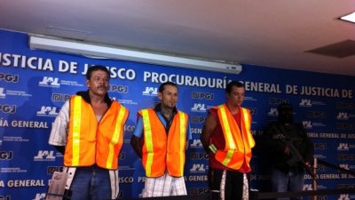 Atrapan a 3 presuntos implicados en masacre de Guadalajara
