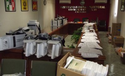 Inició entrega de material electoral para los municipios mas lejanos 