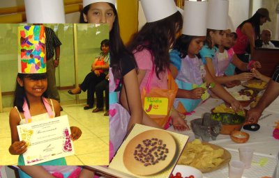 Expusieron niños comida tradicional y prehispánica