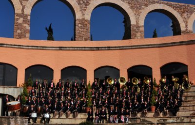 Presentan Banda Sinfónica de Zacatecas en El Palomar