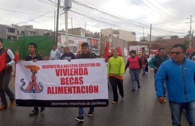 Confirma Antorcha manifestación en alcaldía de Zacatecas 